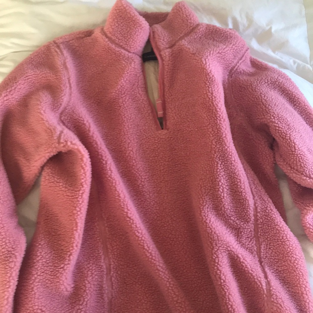 Pink Sherpa Quarter Zip
